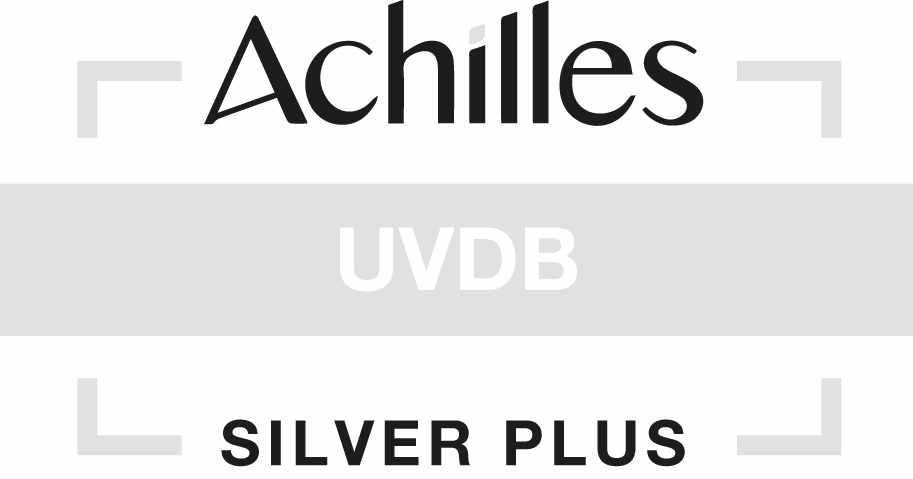 Achilles logo UVDB Stamp Silver